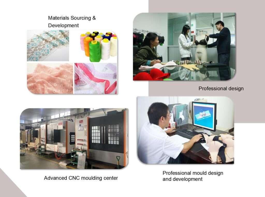 Lingerie design mould design fitting